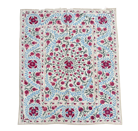 Suzani Hand Embroidered Silk