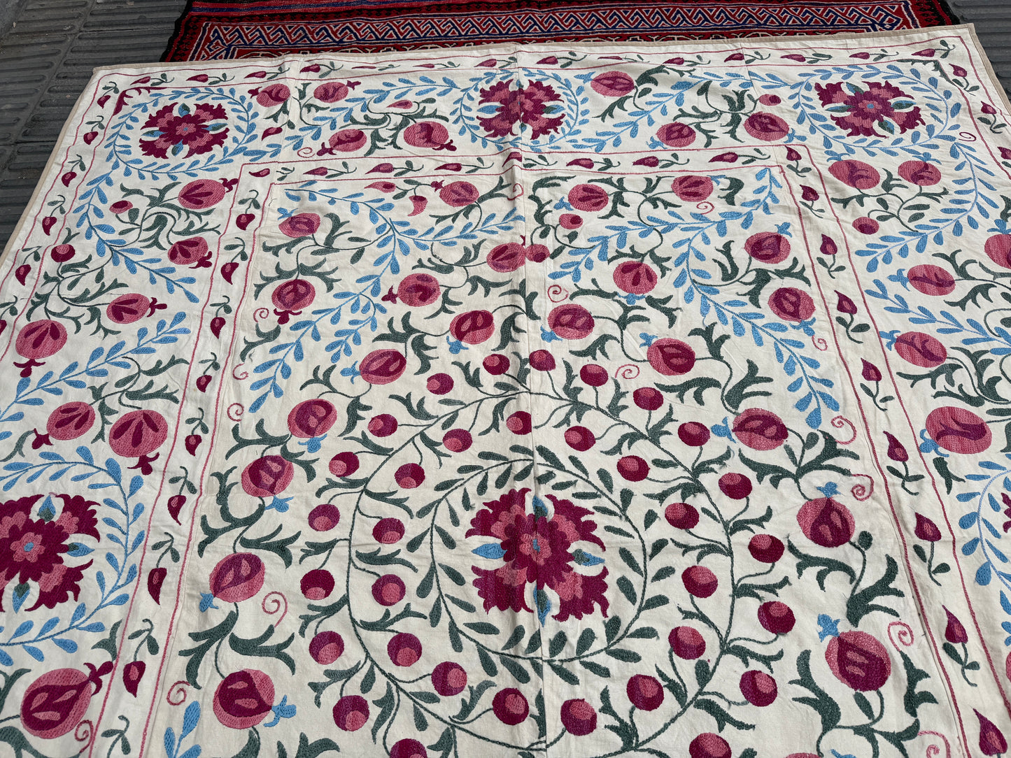 Suzani Hand Embroidered Silk