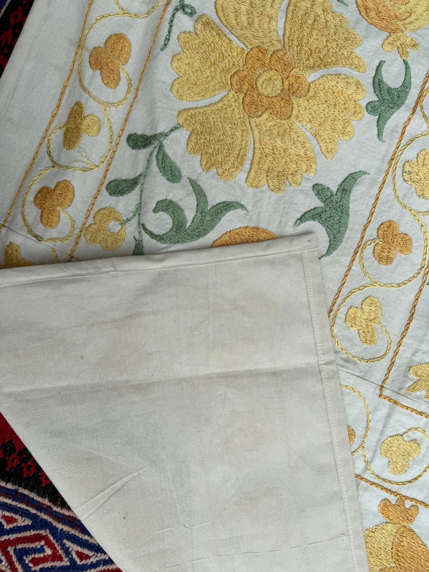 Suzani Hand Embroidered Silk