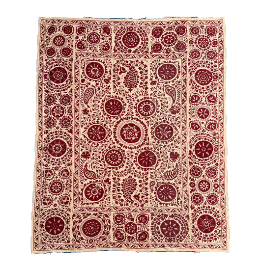 Suzani Laqai Hand Embroidered Silk