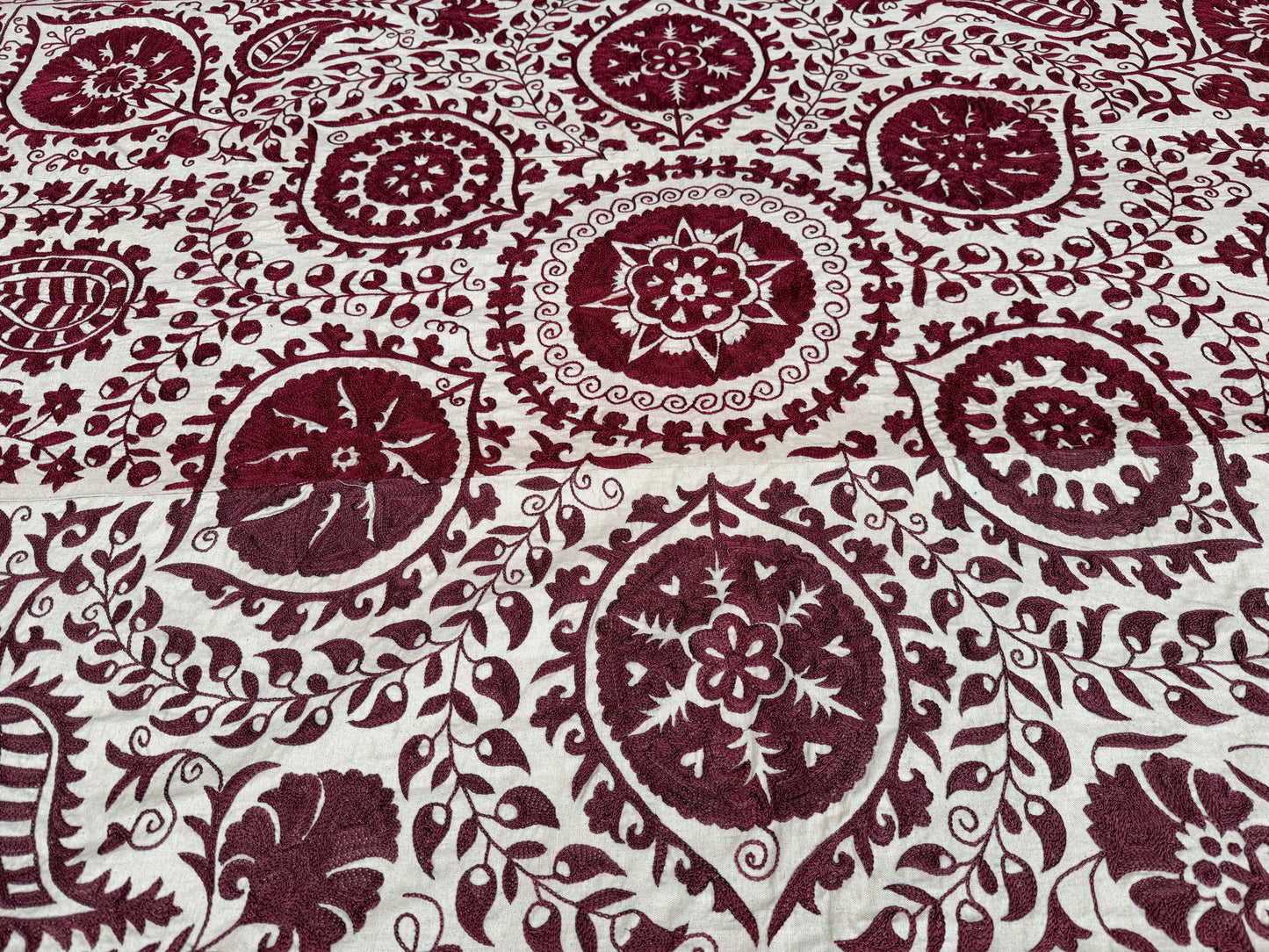 Suzani Laqai Hand Embroidered Silk