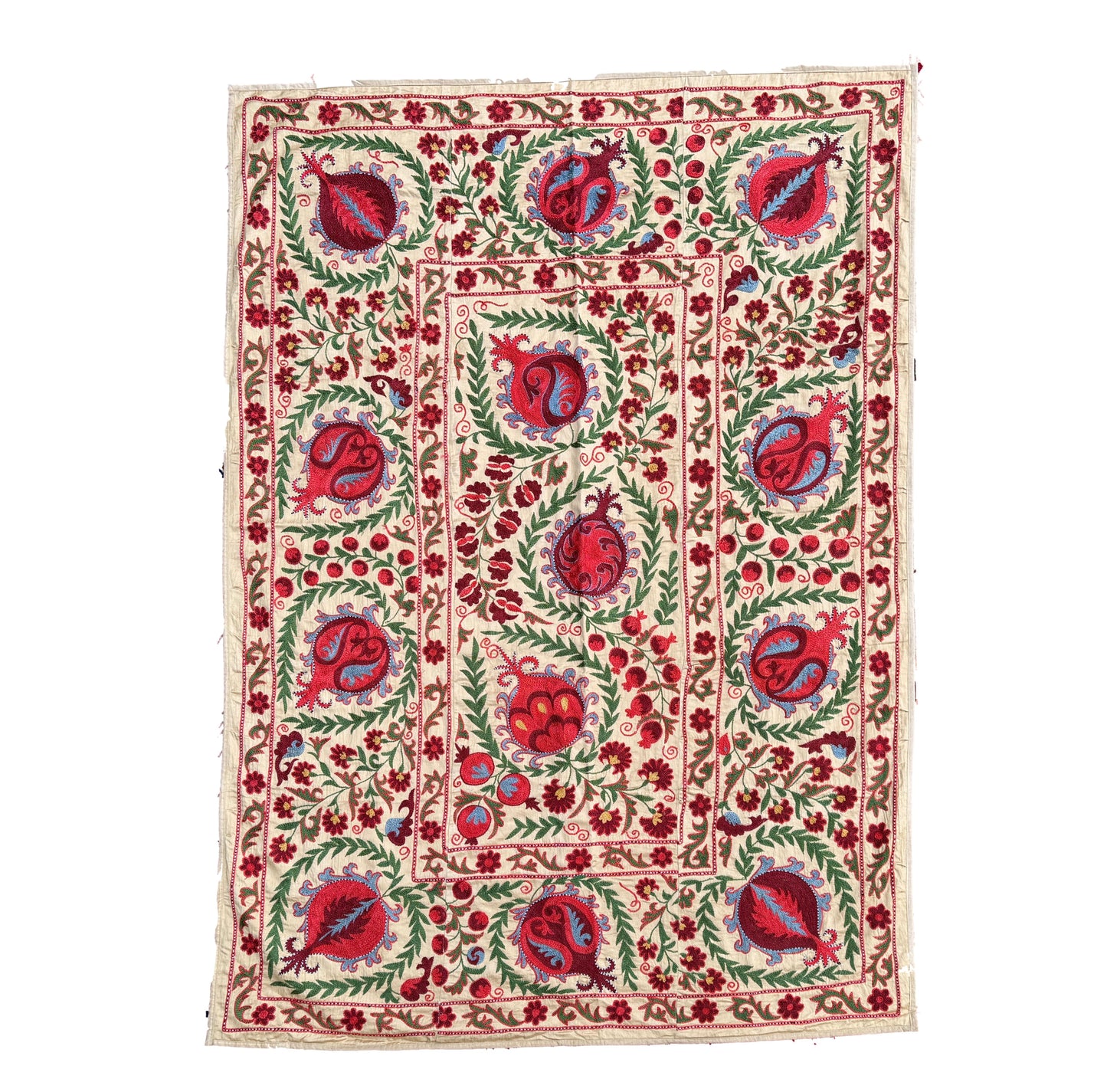 Suzani Hand Embroidered Silk