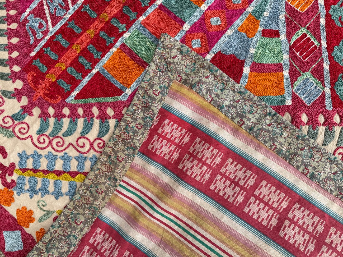 Suzani Hand Embroidered Silk