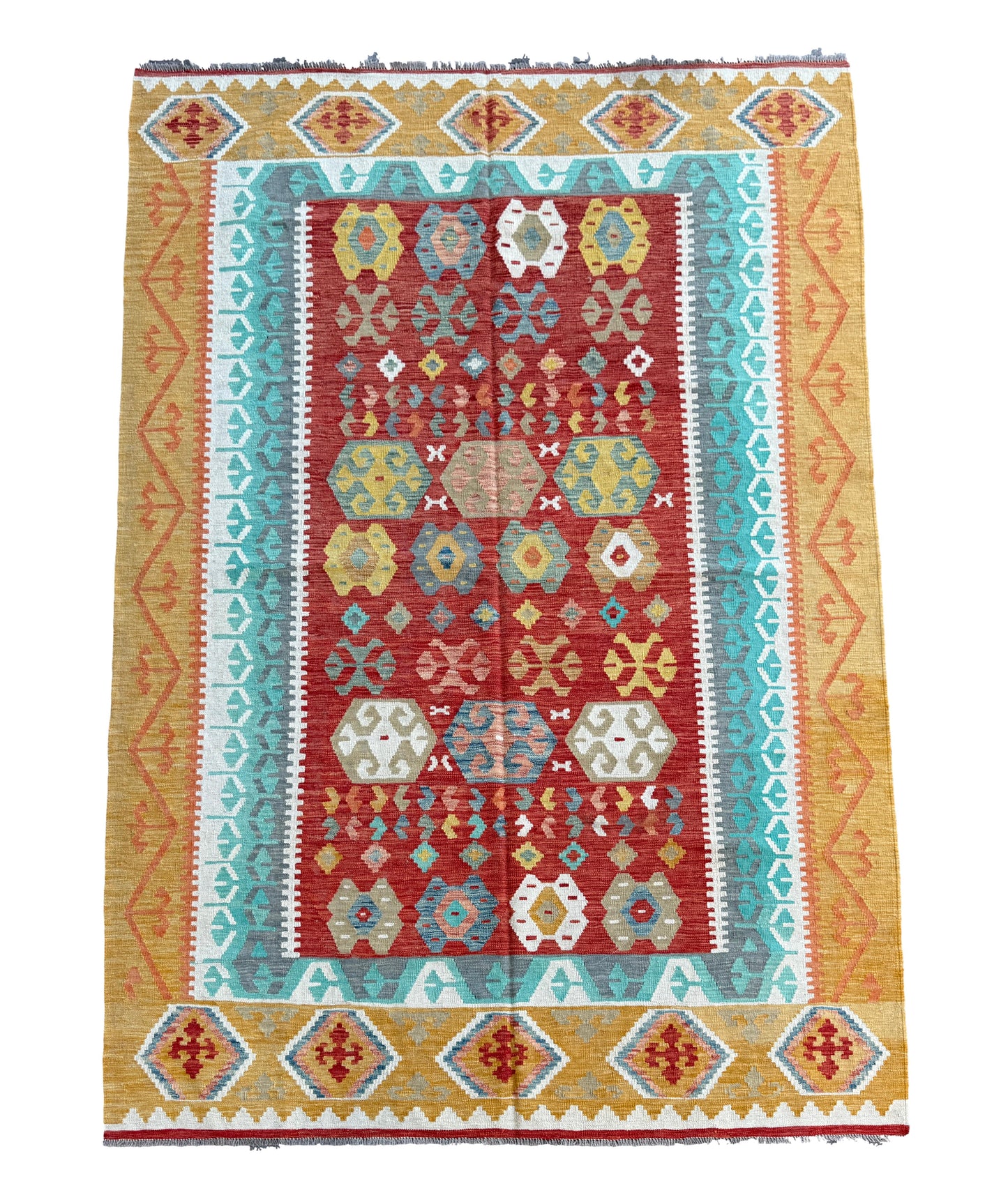 Classic Afghan Maimana Kilim 300x202cm