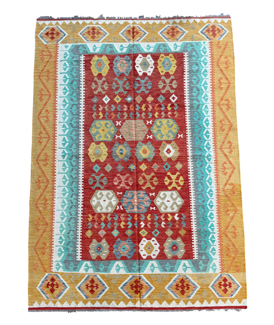 Classic Afghan Maimana Kilim 300x202cm