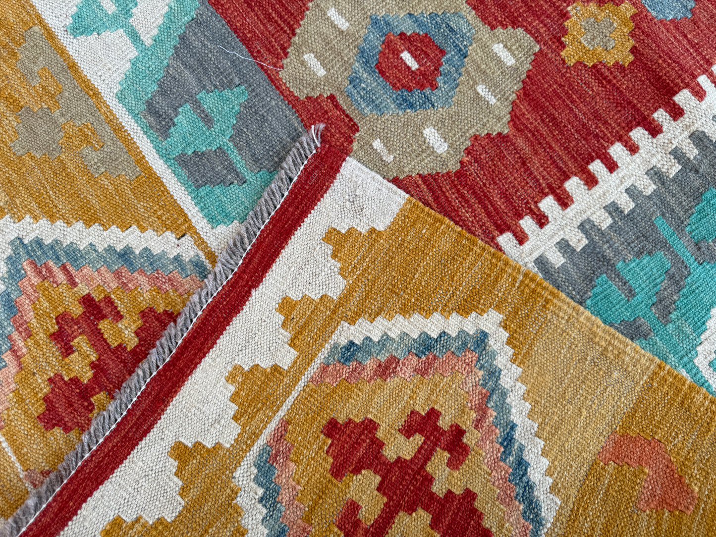 Classic Afghan Maimana Kilim 300x202cm