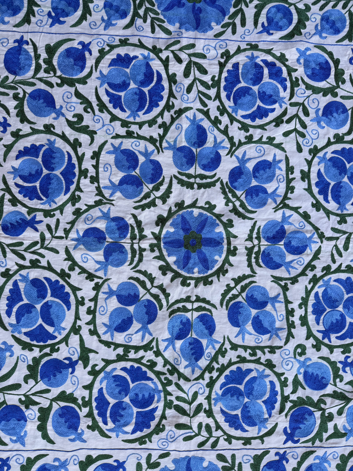 Vintage Silk Suzani Hand Embroidered