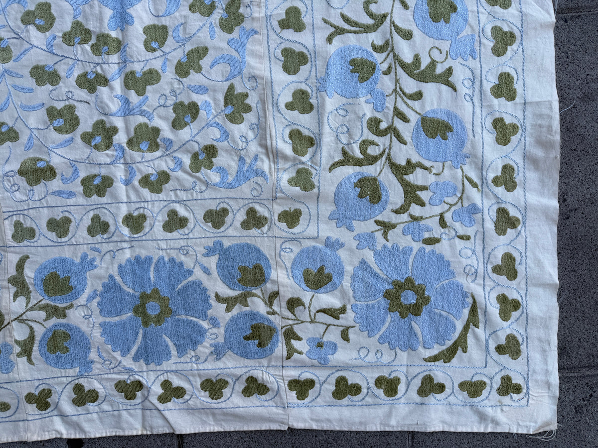 Vintage Silk Suzani Hand Embroidered
