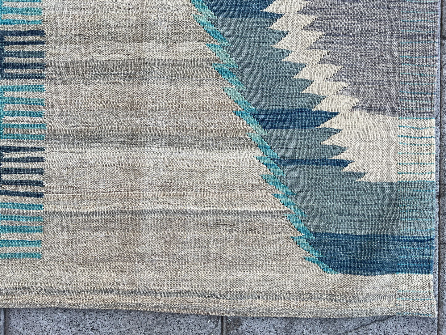 Contemporary design kilim.