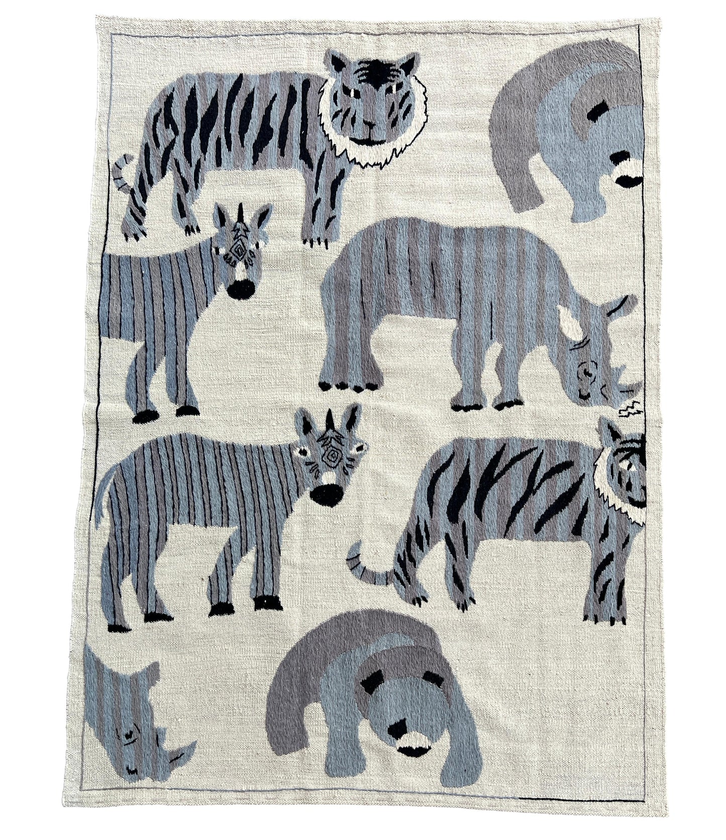Suzani Vintage Embroidered Kilim