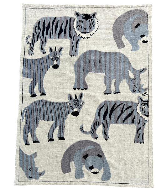 Suzani Vintage Embroidered Kilim