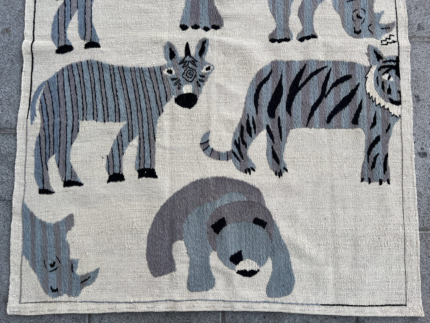 Suzani Vintage Embroidered Kilim
