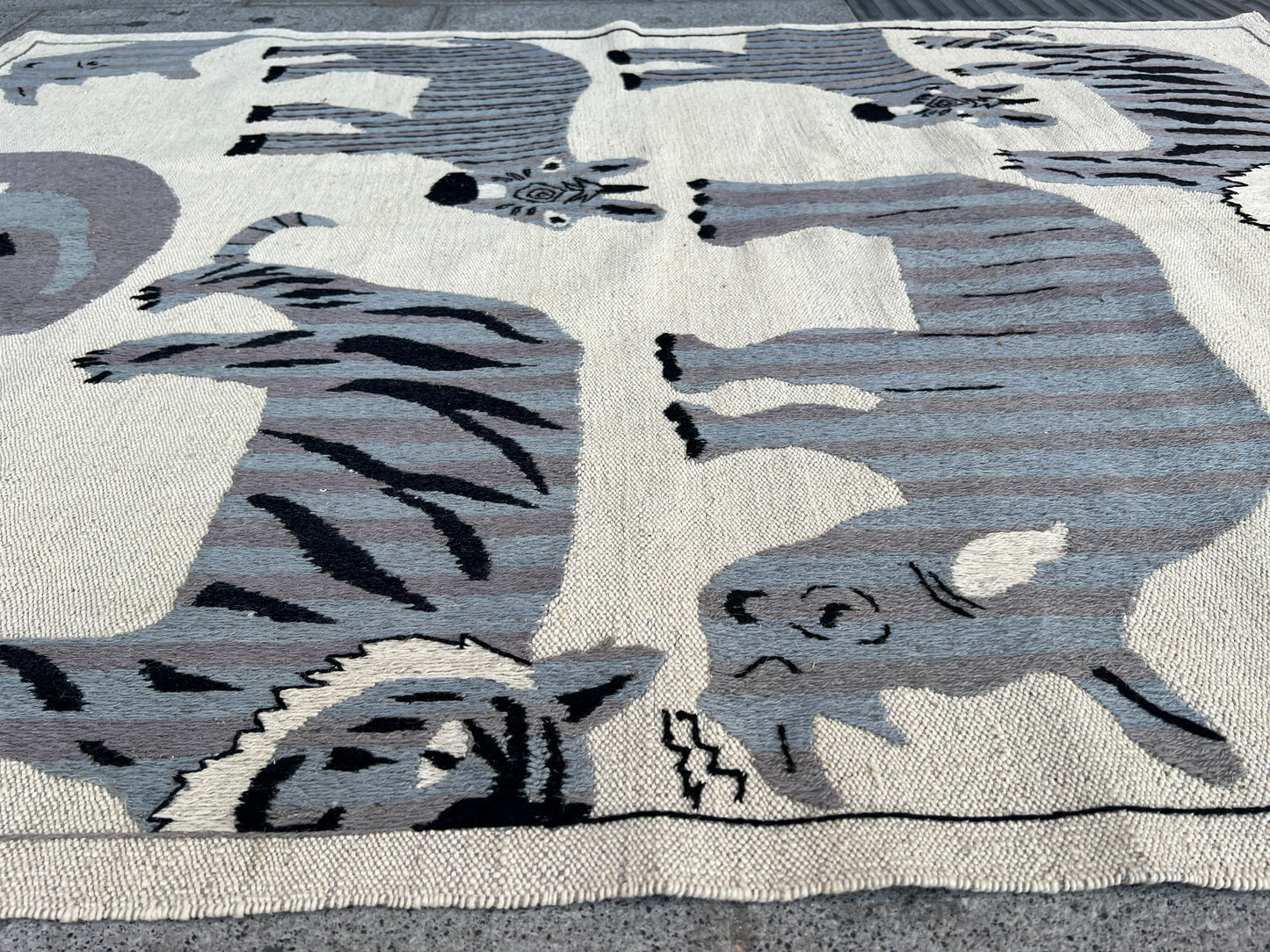 Suzani Vintage Embroidered Kilim