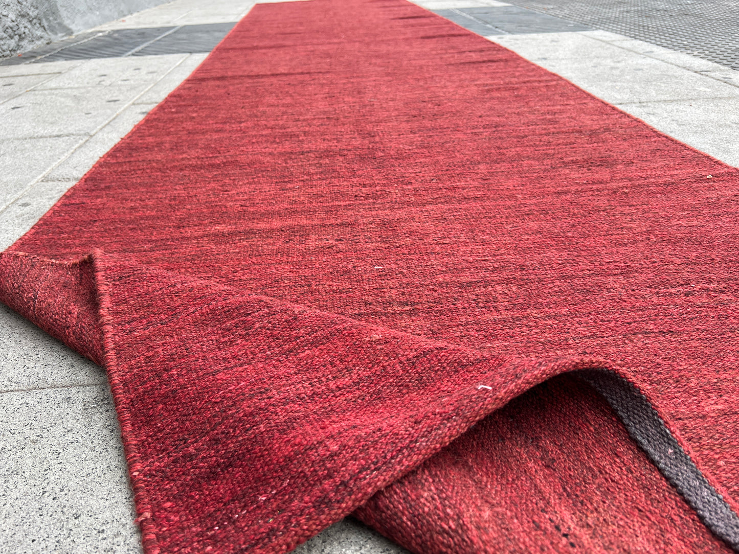 Plain kilim Runner