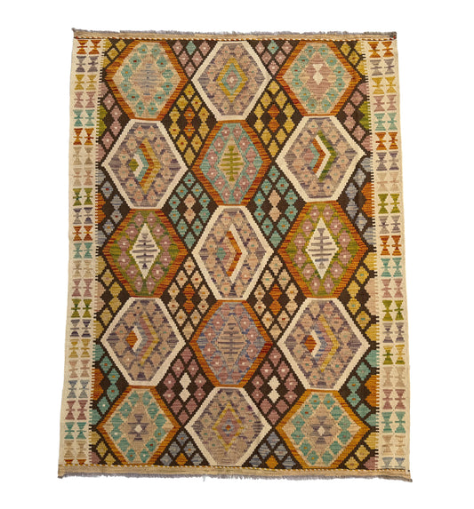 Classic Afghan Maimana Kilim 210 x 153cm