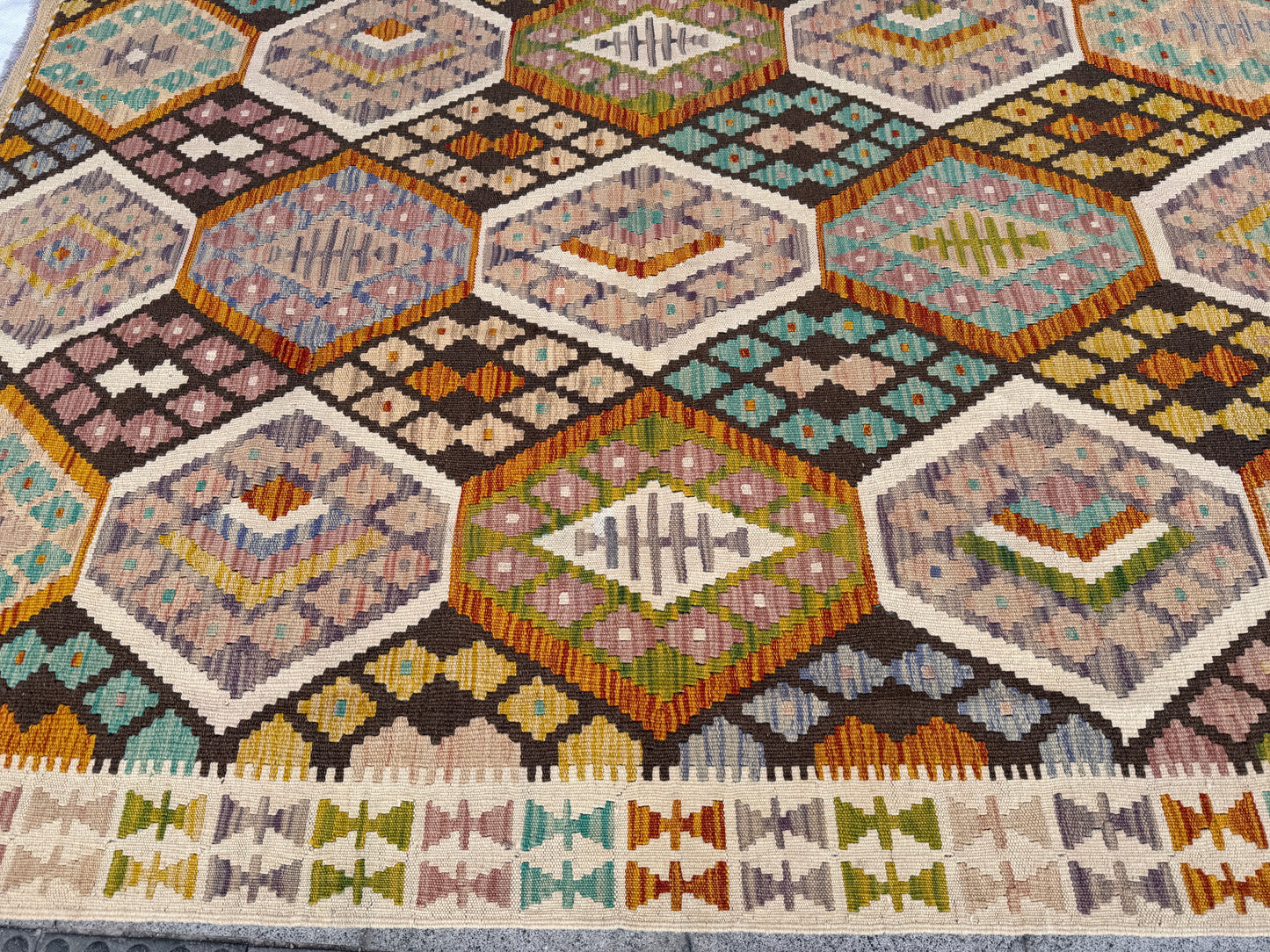 Classic Afghan Maimana Kilim 210 x 153cm