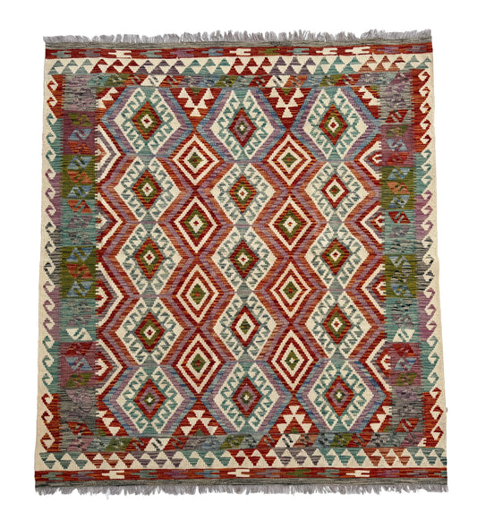 Classic Afghan Maimana Kilim 190 x 170cm