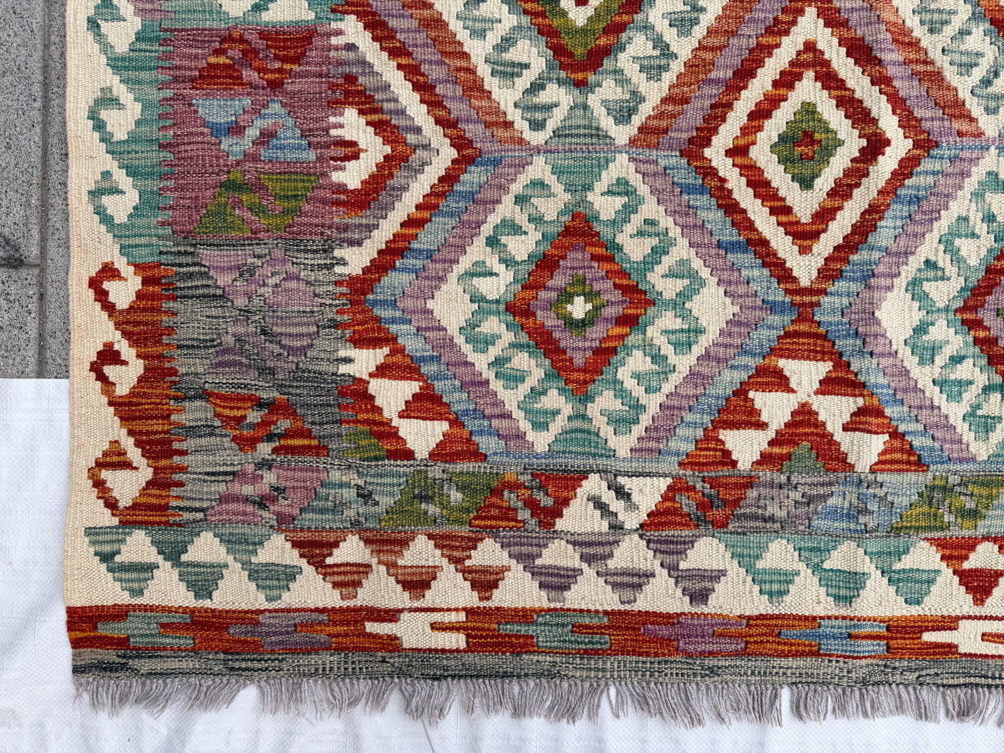 Classic Afghan Maimana Kilim 190 x 170cm