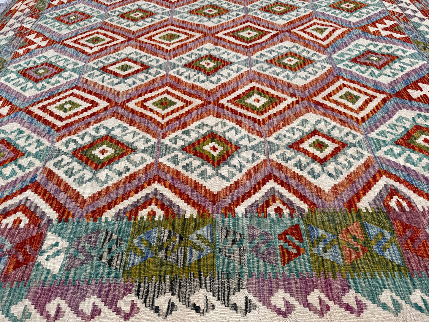 Classic Afghan Maimana Kilim 190 x 170cm