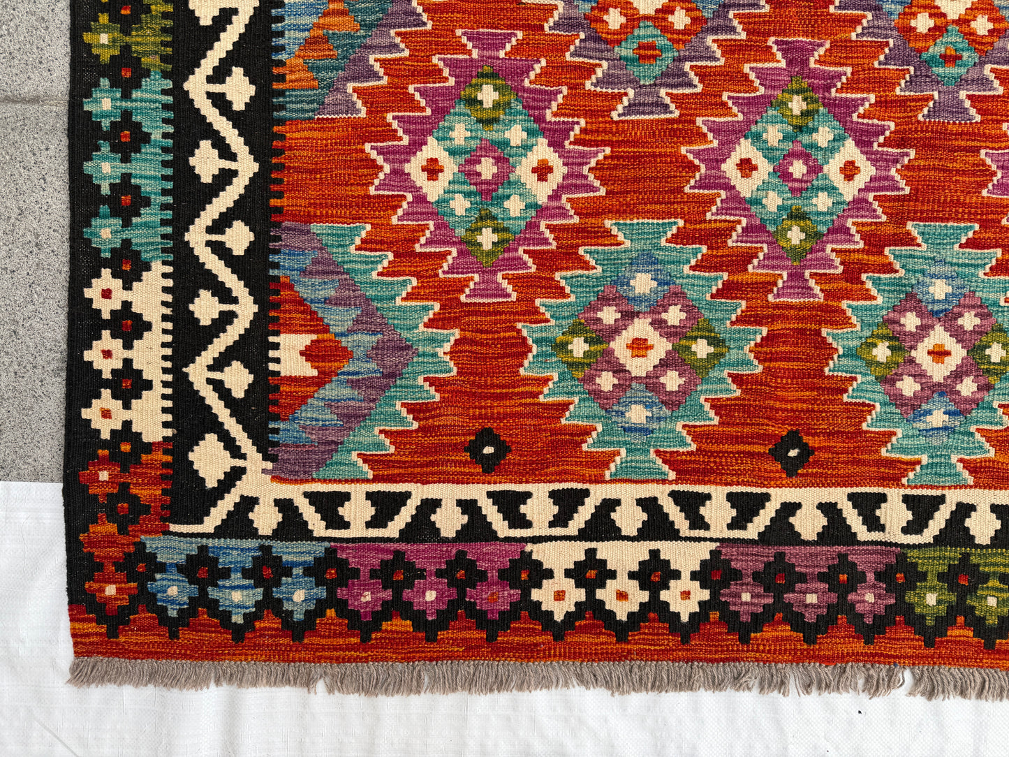 Classic Afghan Maimana Kilim 200 x 154cm
