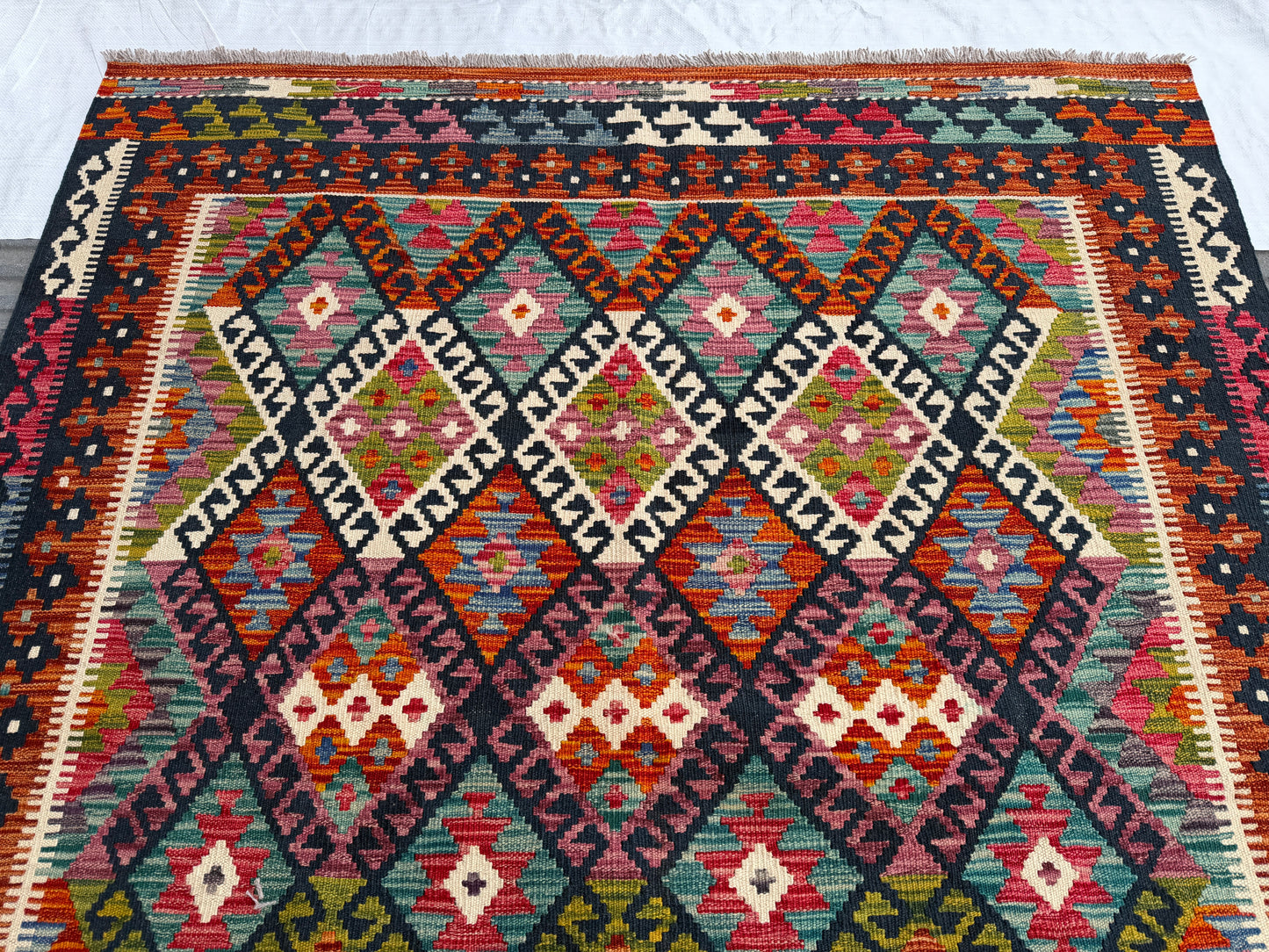 Classic Afghan Maimana Kilim 200 x 150cm