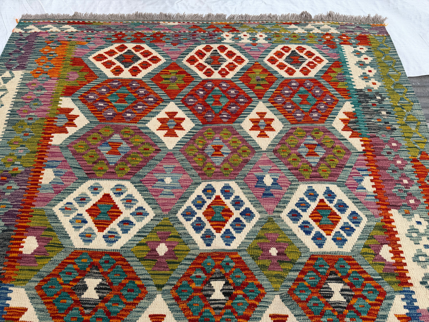 Classic Afghan Maimana Kilim 190 x 160cm