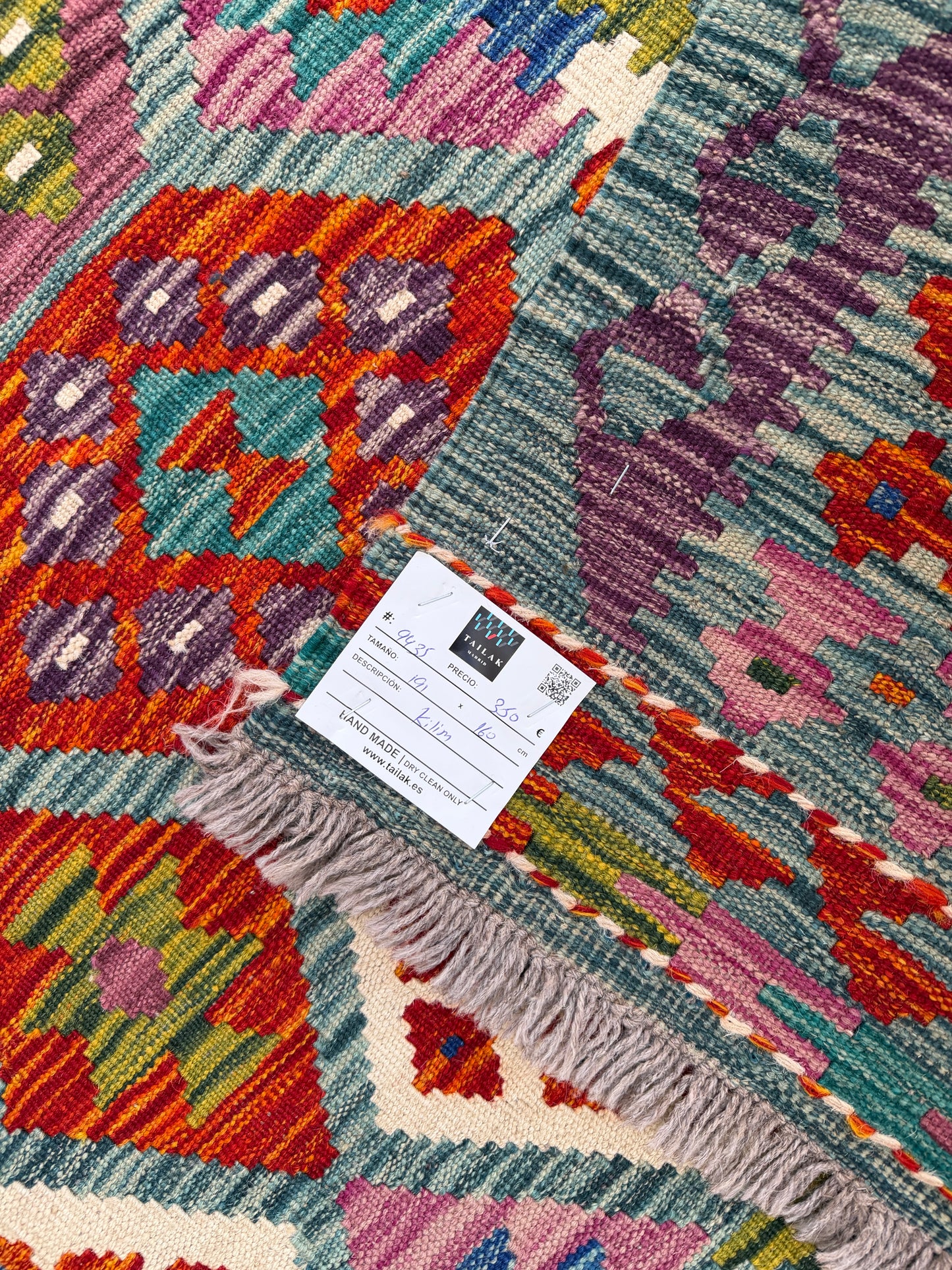 Classic Afghan Maimana Kilim 190 x 160cm
