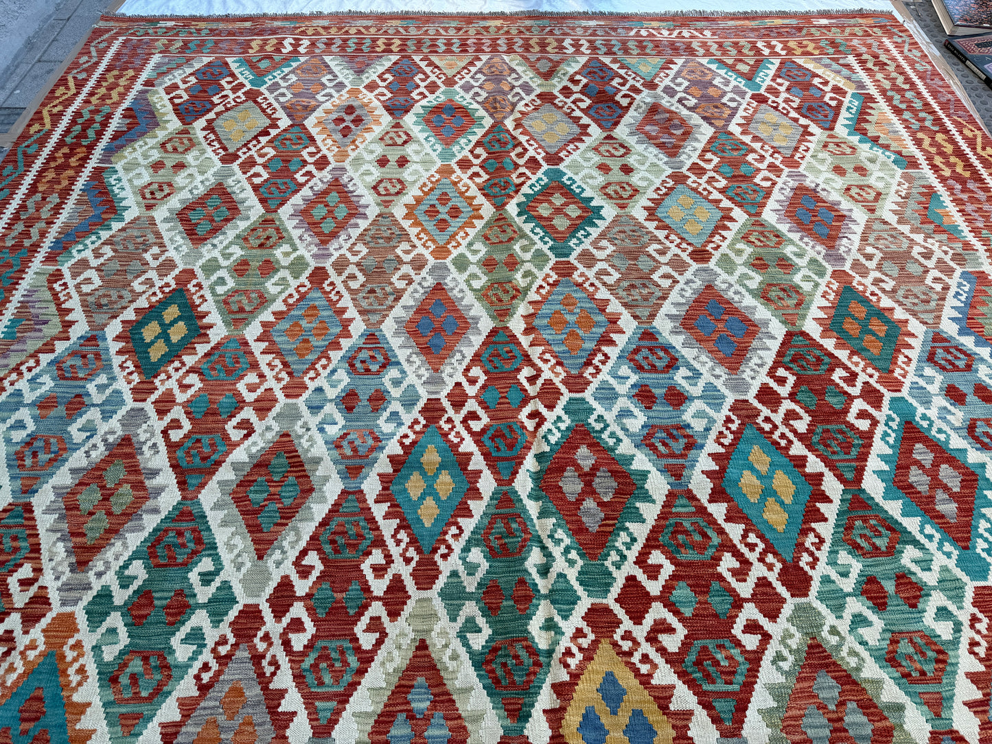 Afghan Maimana kilim 390x310cm