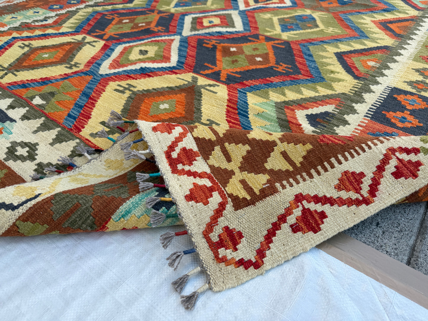 Afghan Maimana Kilim 300x210cm