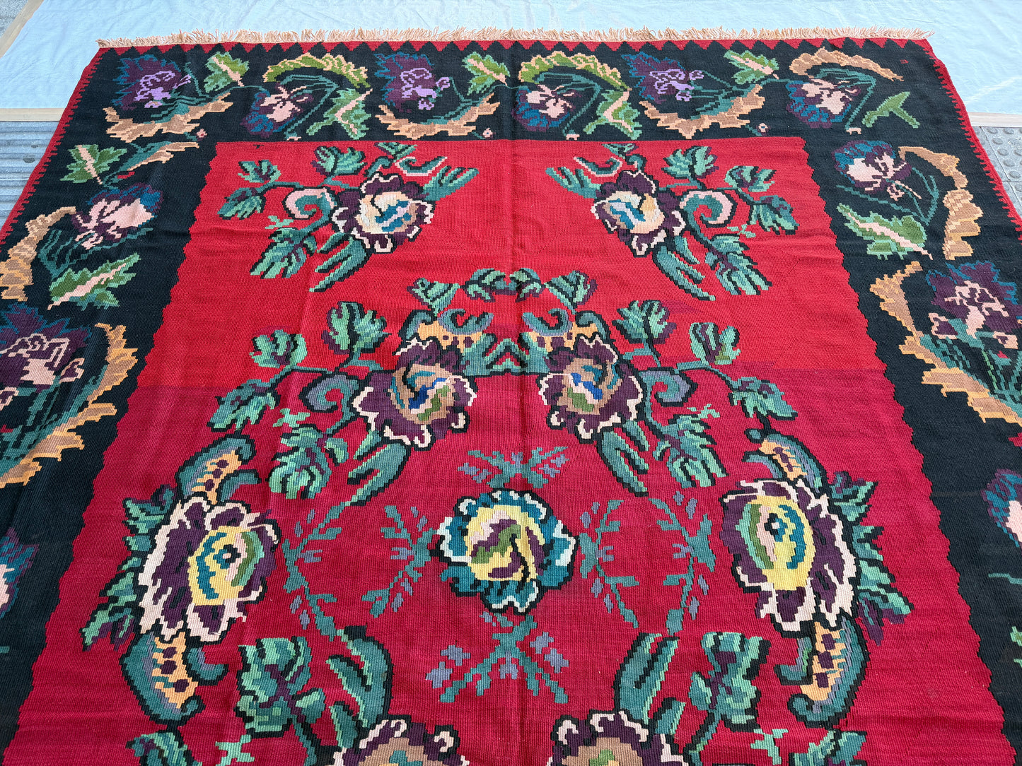 Floral Vintage Kilim 320x240cm