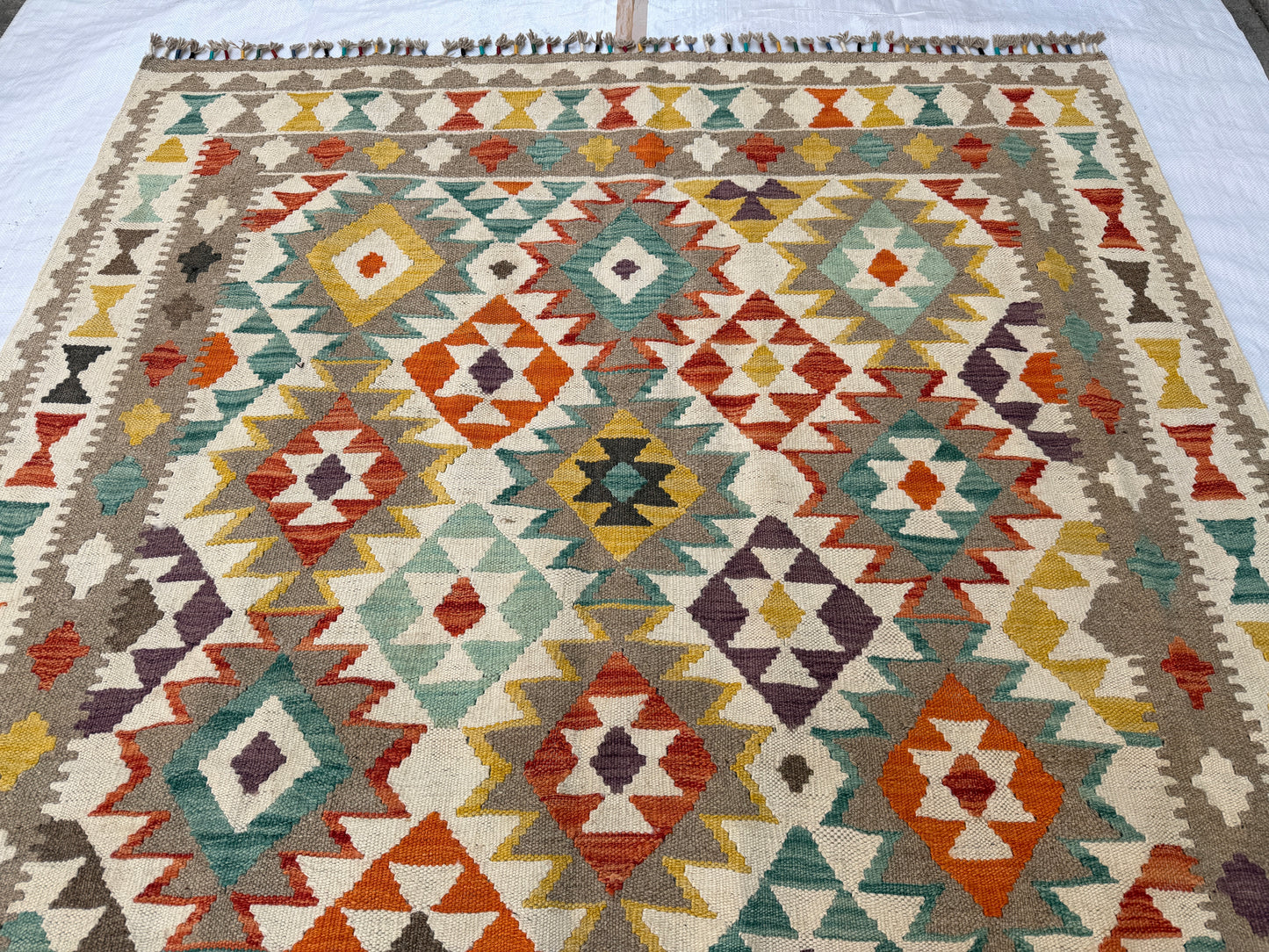 Classic Afghan Maimana Kilim 218 x 150cm