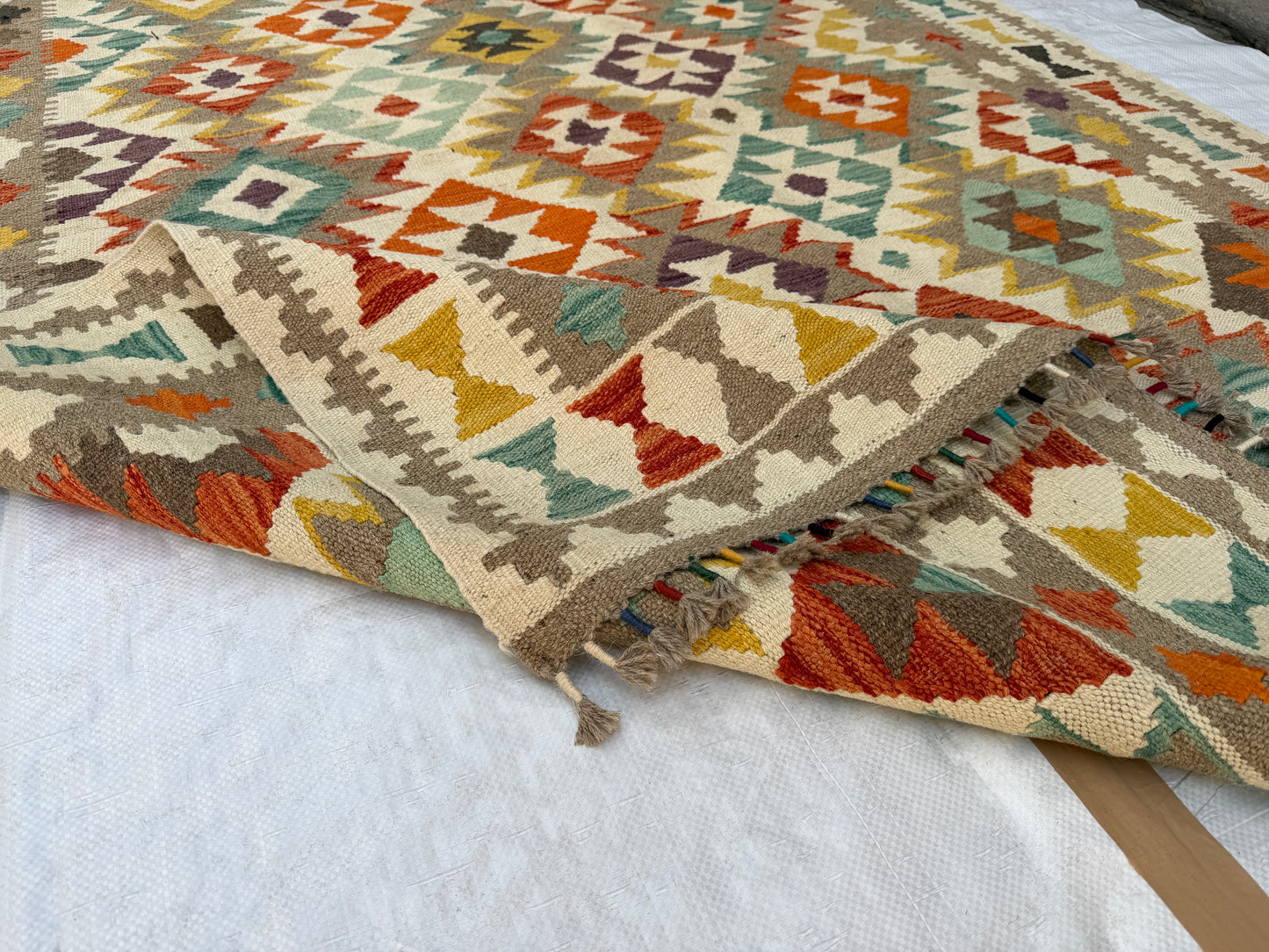 Classic Afghan Maimana Kilim 218 x 150cm