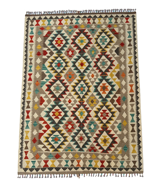 Classic Afghan Maimana Kilim 212 x 153cm