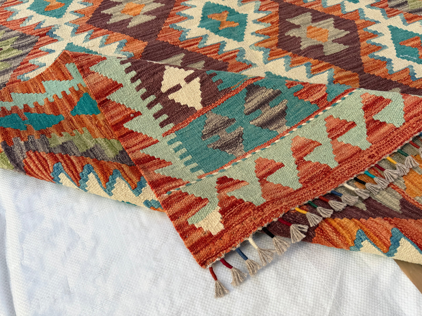 Classic Afghan Maimana Kilim 200 x 153cm