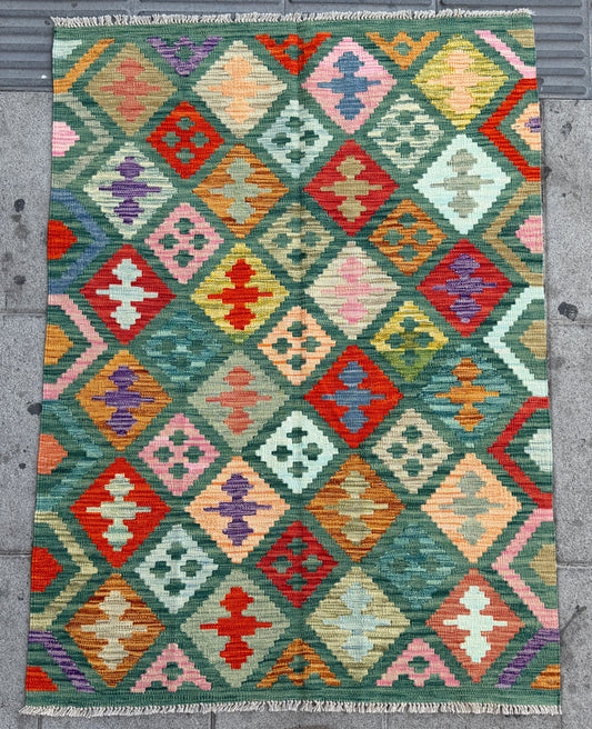 Classic Afghan Maimana Kilim 173x125cm