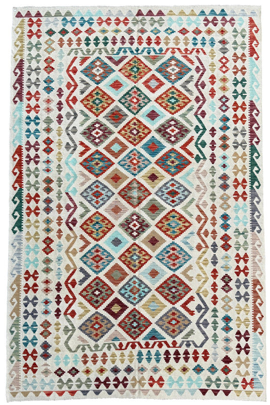 Classic Afghan Maimana Kilim 310x202cm