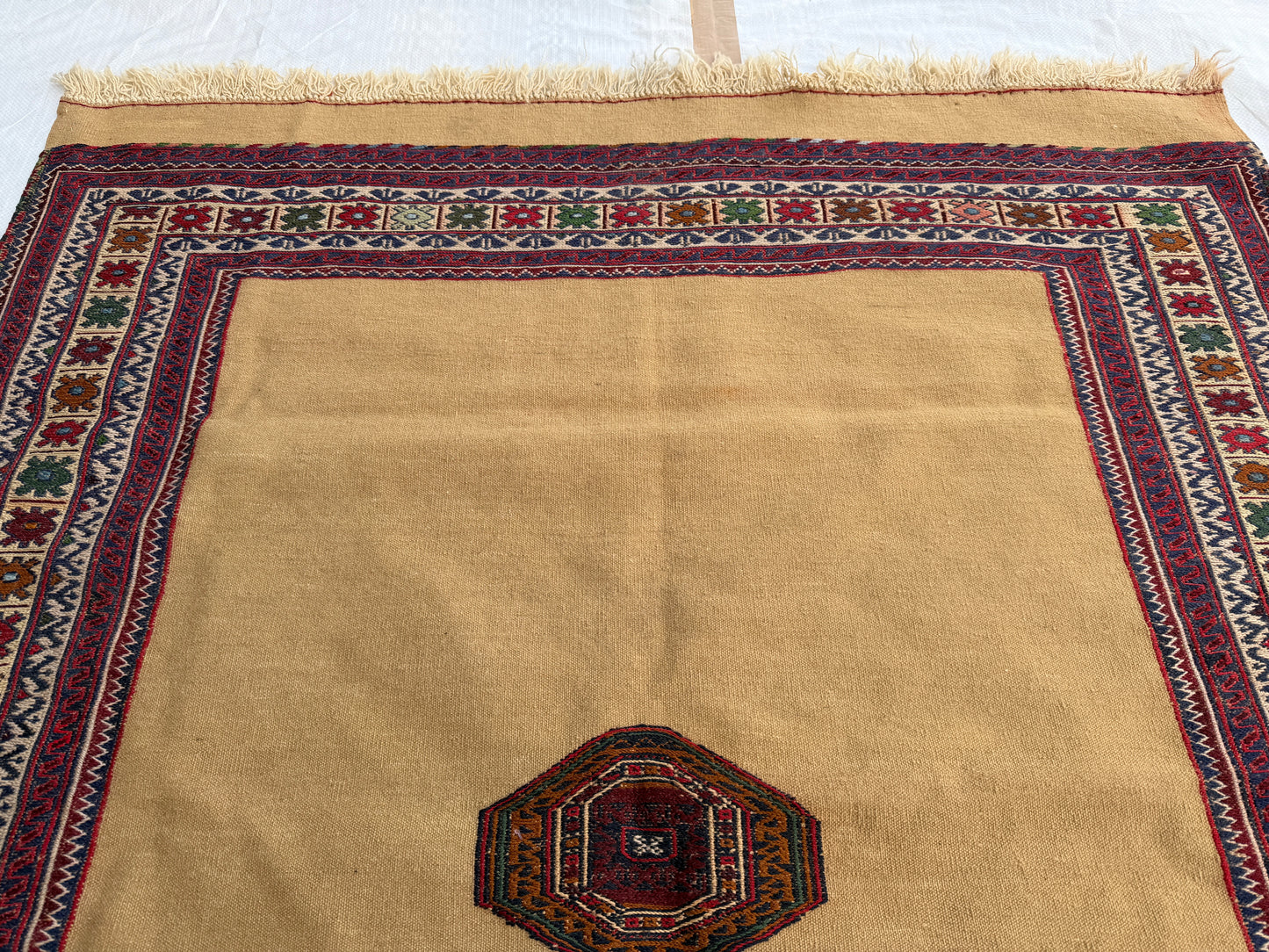 Vintage Sumak kilim 145x120cm