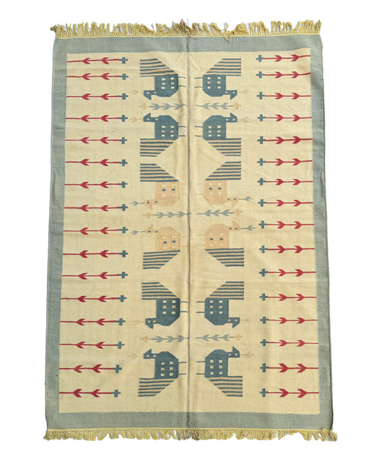 Contemporary design Kilim 262x183cm