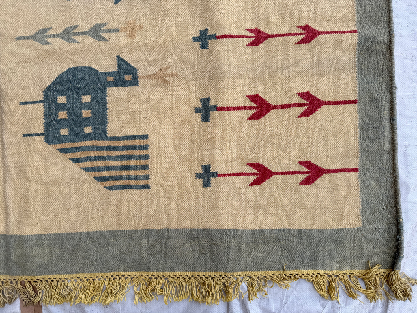 Contemporary design Kilim 262x183cm