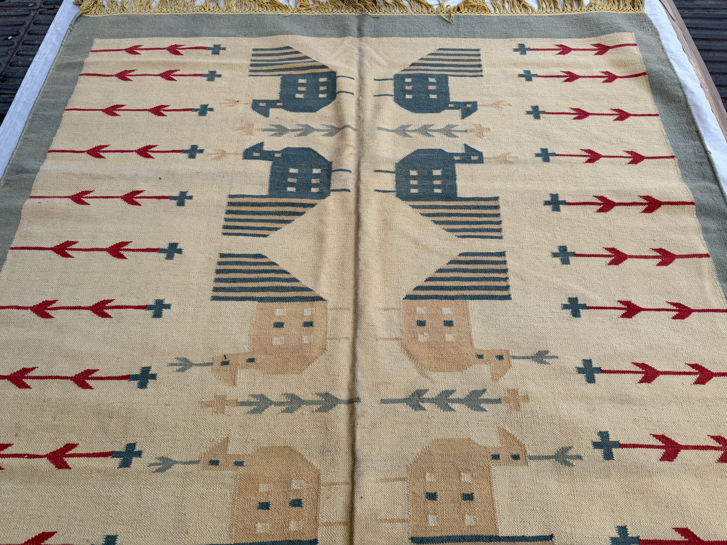 Contemporary design Kilim 262x183cm