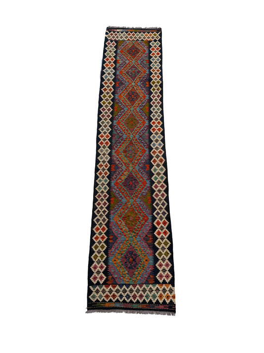 Classic kilim Runner 382 x 85cm