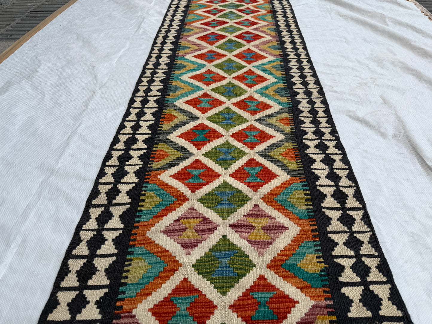 Maimana kilim Runner 250x67cm.