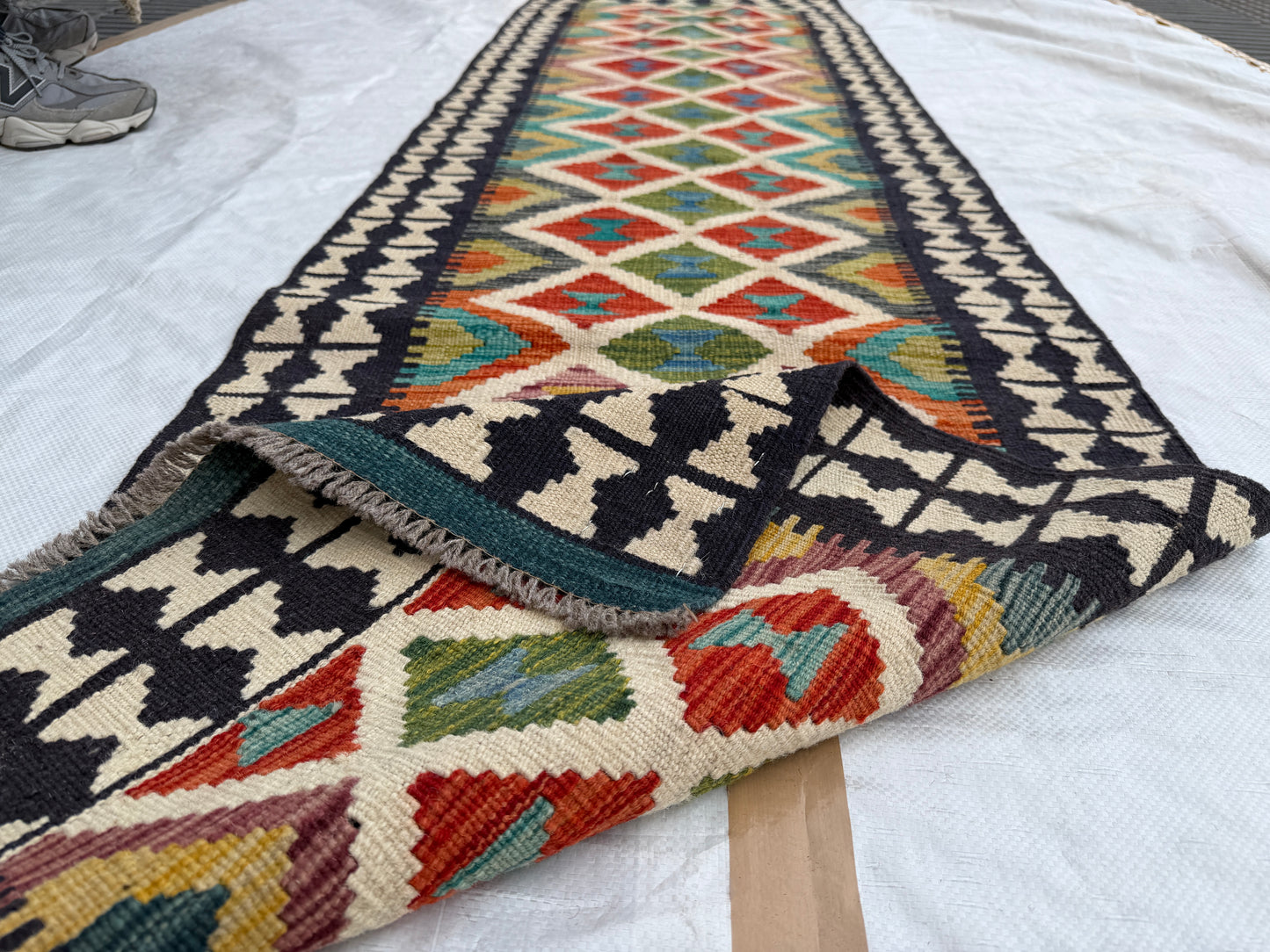 Maimana kilim Runner 250x67cm.