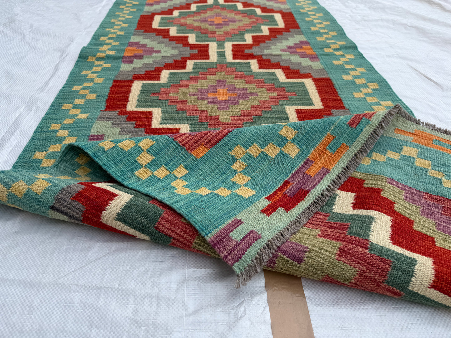 Afghan Miamana kilim Runner 490x84cm.