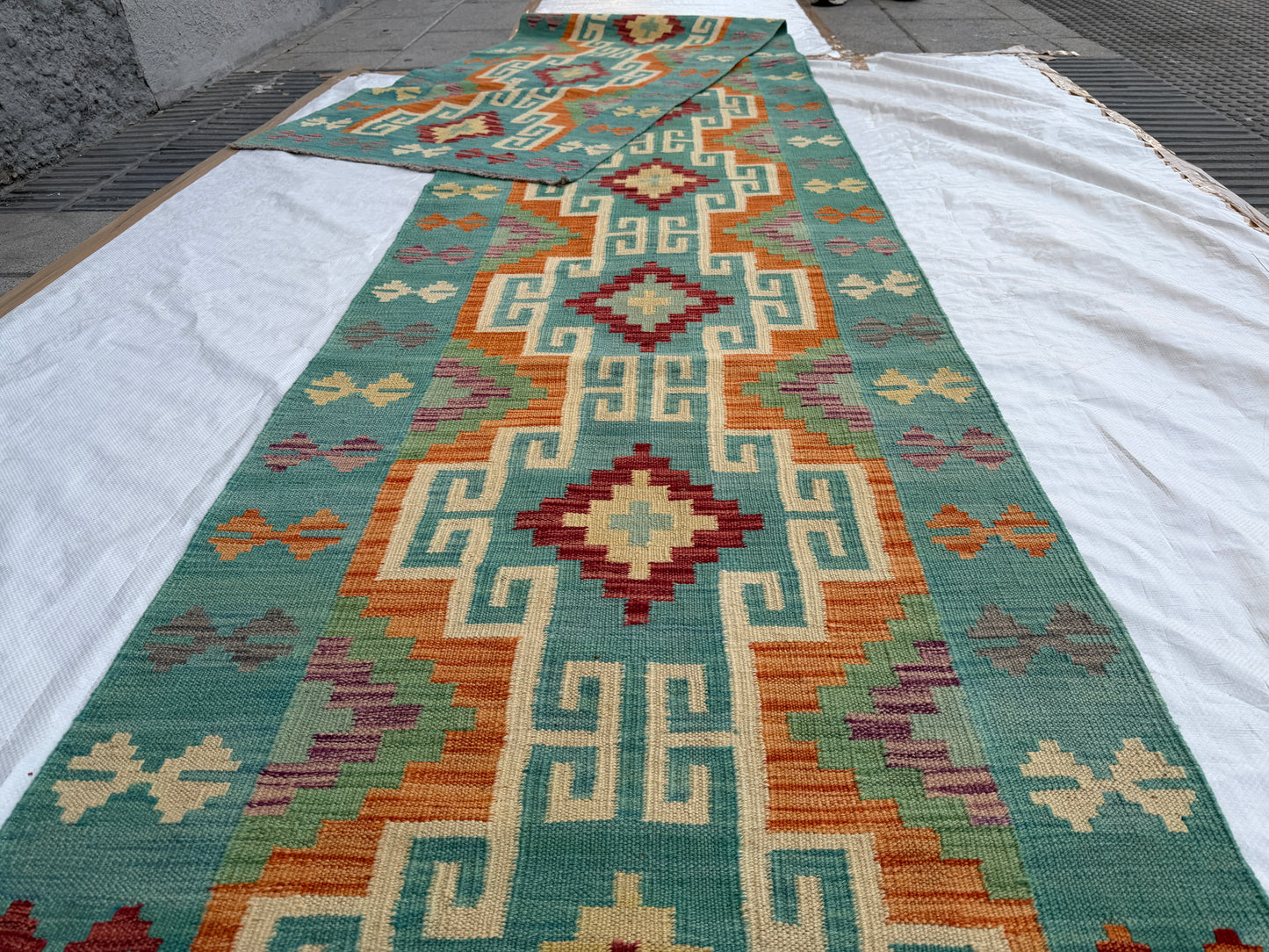 Afghan Miamana kilim Runner 500x85cm.