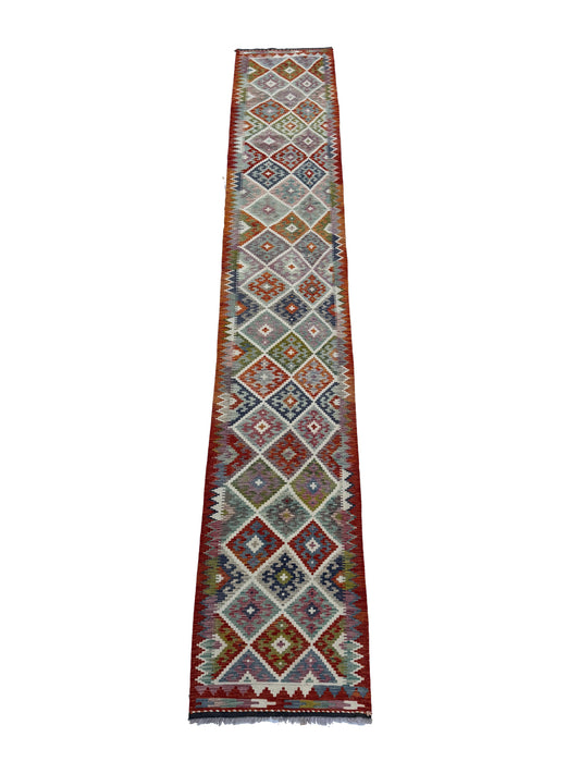 Afghan Miamana kilim Runner 510x90cm.