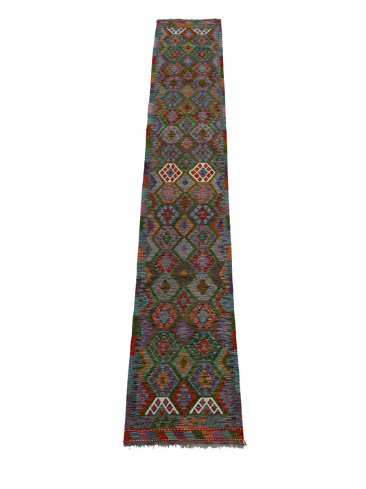 Afghan Miamana kilim Runner 490x86cm.