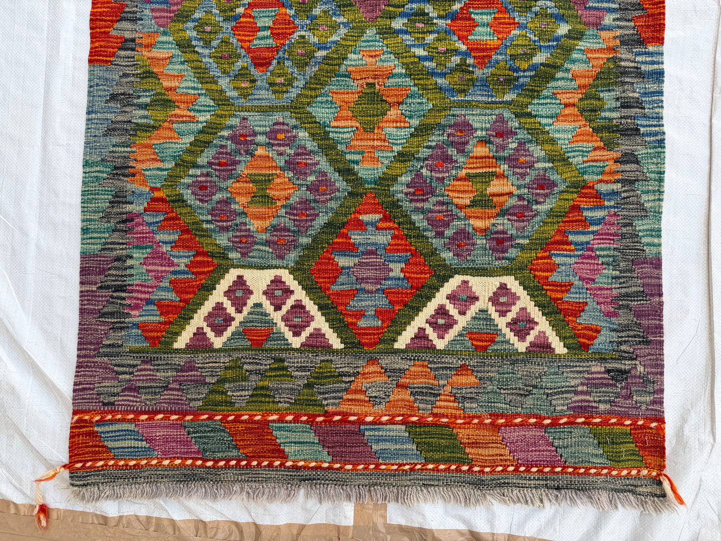 Afghan Miamana kilim Runner 490x86cm.
