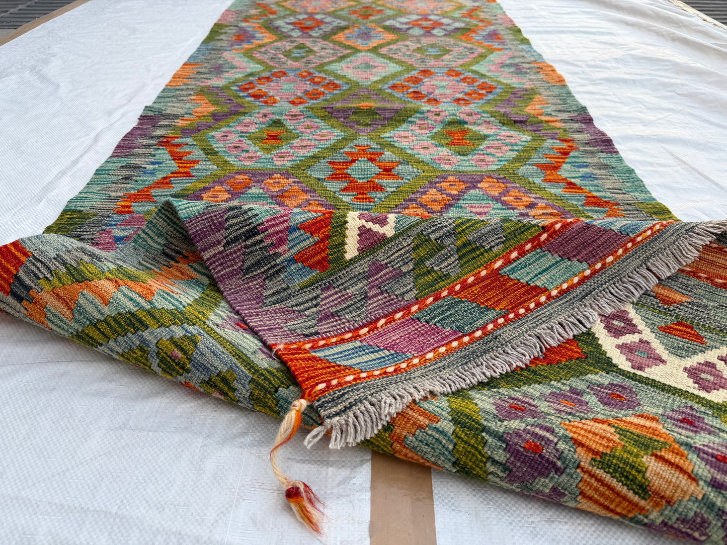 Afghan Miamana kilim Runner 490x86cm.