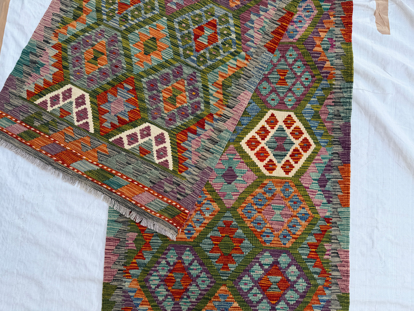 Afghan Miamana kilim Runner 490x86cm.